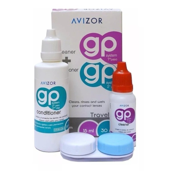 Avizor Kit Travel Avizor Gp Cleaner+conditioner Para Lentes Rígidos