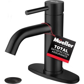 Müeller MUELLER Premium 1-3 Hole Bathroom Faucet Single Handle Model No: BF-550 Black