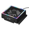Cooling Fan LED 7 Light Modes 3 Speed USB3.0 USB2.0