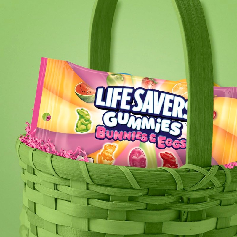 LIFE SAVERS Gummies Bunnies & Eggs Easter Candy Assortment, 9