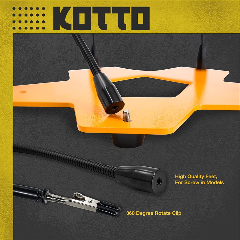 KOTTO Third Hand Professional Soldering Stand Tool PCB Holder Five