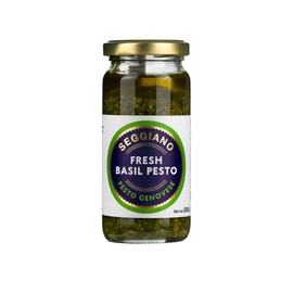 Seggiano Seggiano Raw Basil Pesto 200g - Vegan, GMO Free, Gluten Free, Wheat Free, Raw, Vegetarian, and Suitable for Coeliacs - Product of Sicily & Great with Pasta
