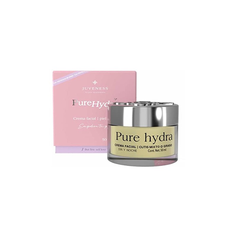 Crema Juveness Light, Crema Pure Hydra 50 ML, Nueva Imagen!