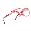 OREUDO Leopard Print Fashion Magnifying Glasses – HD Makeup Mirror