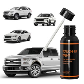 XTryfun UG White Platinum Touch Up Paint for Ford, DIY Car Paint Scratch Repair Kit, Automotive Paint, Quick & Easy Fix Scratch Repair for F-150/Flex/Escape/Explorer/Expedition/Taurus/Edge/Fusion