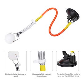 Table Tennis Trainer, Training Robot PVC Adjustable Rapid Rebound Ping Pong Ball Machine with Sucker Table Tennis Supplies Ping Pong Training