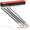A-Premium Front & Rear Weatherstrip Window Molding Trim Weather Stripping