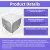 24 Pcs Black Metal Corner Protectors - Heavy Duty Steel,