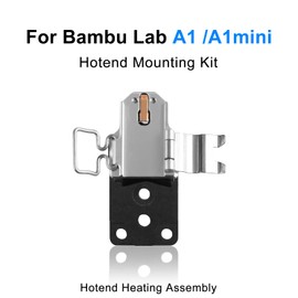 SeulQirw A1 A1MINI Hotend Heating Assembly Kit for Bambu Lab A1/A1 Mini 3D Printer Hotend Heating Component Mounting Accessories, Synthetic Stone Material, high Temperature Resistance of 380℃
