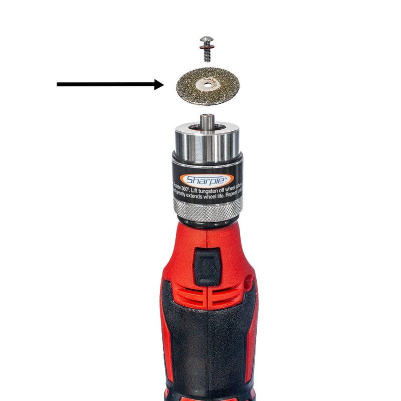 Arc-Zone Diamond Grinding Wheel for Sharpie Tungsten Grinder (Coarse Grit)