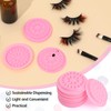 100 Pcs False Eyelashes Glue Holders, False Lash Glue Holder