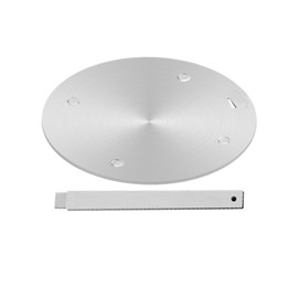 Induction Cooktop Adapter Plate, Lifenergric Induction Plate Adapter, Stainless Steel Heat Diffuser for Gas Stove with Detachable Handle 11inch