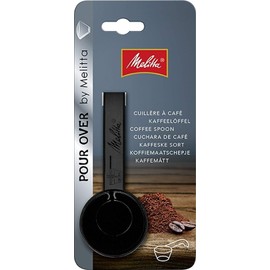 Melitta Kaffeedosierlöffel mit Mengenmarkierungen, Für 8, 10 oder 12 g, Kunststoff, Schwarz, 217618