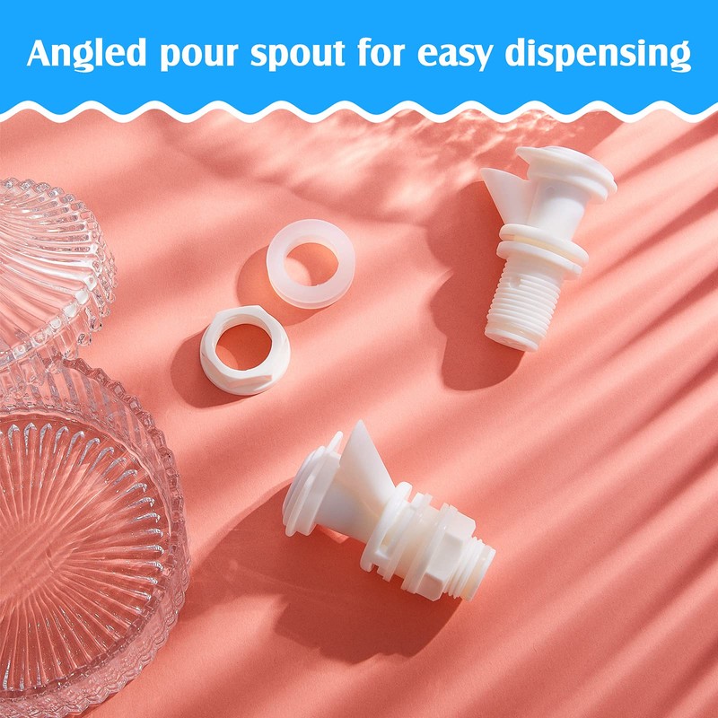Mudder 2 Pieces Push Button Water Spigot Replacement, Reusable Plastic