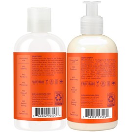 SheaMoisture Kids Mango & Carrot Shampoo and Conditioner Set w/Orange Blossom Extract, Strengthening Hair Products for Kids