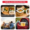 My Happy Home 12 Pcs Square Plastic Food Containers with