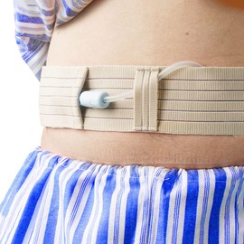 Peritoneal Dialysis Belt - G Tube Holder - PD Belt for Men and Women - PEG Tube, G Tube, Nutrition Tube Supplies for Fixing Fistula and Abdominal Nutrition Tube, L