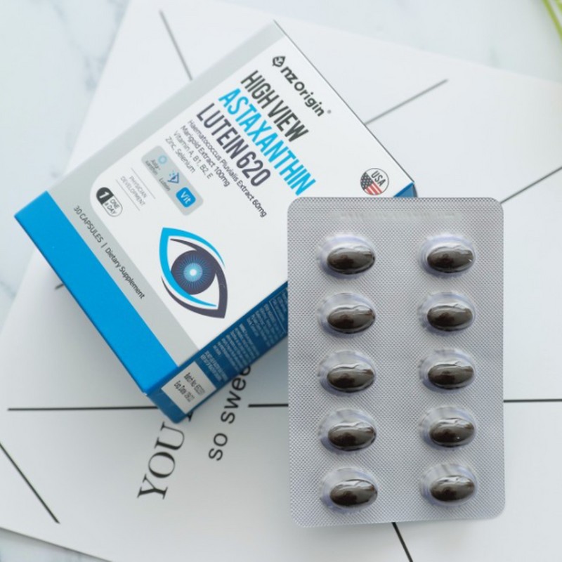 ANGET ORIGIN Enget Origin Highview Astaxanthin Lutein 620 120 Capsules