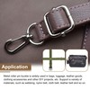 sourcing map Sliding Buckles Metal Rectangle Adjuster Triglides Sliding Buckles