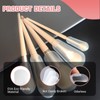 FrostyFlair Make-up Brush Protector, 20 Pieces Dustproof Cosmetic Brush Covers