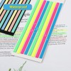 1280Pcs Highlighter Tape, Transparent Sticky Long Page Markers Tabs Neon