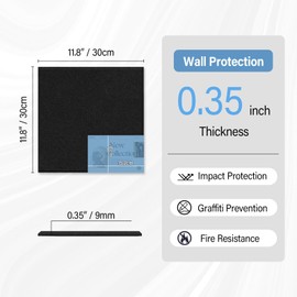 Baysola Large Cork Boards for Walls – 48 x 36 Self Adhesive Felt Wall Tiles, Ideal for Office Wall Organizing Bulletin Board, Easy to Install Felt Cork Boards Board