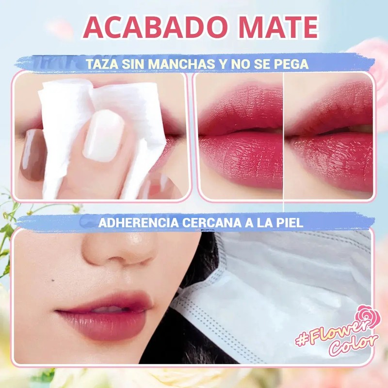 Minimeli Lip Tint Mate Larga Duración No Se Transfiere