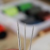 yklbpd 18 Pieces Large Eye Sewing Needles, Handmade Yarn Knitting