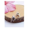 Unbranded Two Way Frog Earrings, Frog Jewelry Silver Pair