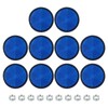 PATIKIL Round Rear Reflectors, 10 Pcs Safety Reflective Warning Reflector