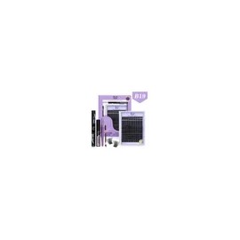 Kit de Extensiones De Pestañas Kit 256pcs B19 Lash Clásicas Y Gruesas Pestañas