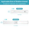 Vtopmart 4 Pack Shallow Drawer Dividers, Adjustable 2.3" High Expandable
