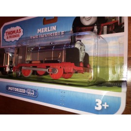 Fisher-Price Thomas and Friends Trackmaster Merlin the Invisible Motorized Engine Train New