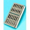 1 Each Sterilization Rack Box with 7 Place Holder Slots
