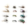 Trout Fly Fishing Flies Collection Realistic Flies Dry Wet Nymph