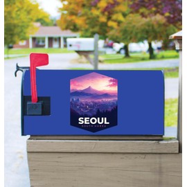 Seoul South Korea Design A Souvenir Magnetic Mailbox Cover
