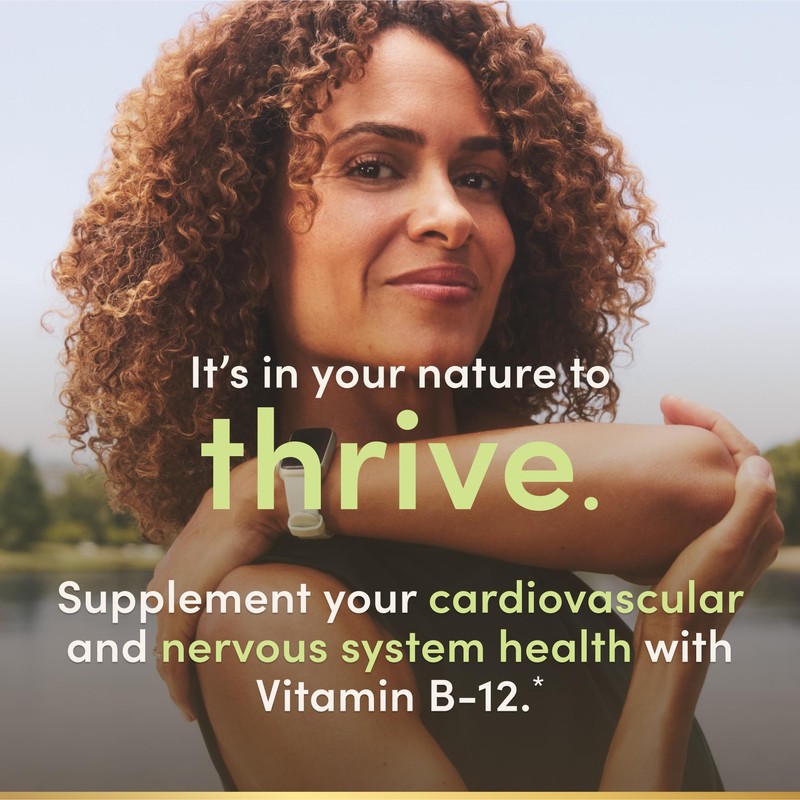 Nature’s Bounty Vitamin B12 2500 mcg, Cellular Energy Support, for