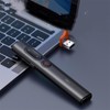Electronic Laser Page Turning Projection Pen - Color: Black without