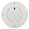T-H Marine Flush Mount Scupper Valve Assembly - White