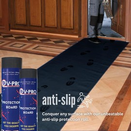 V-PRO 317sqft Floor Protector - Anti Paint, Durable, Waterproof, Floor Covering - Ideal for Construction, Renovations and Move. - Ultimate Floor Protection Solution for Home and Office