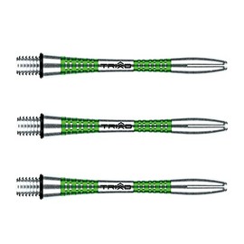 WINMAU Triad Aluminium Green Intermediate Dart Shafts (Shafts) - 1 Set Per Pack (Total 3 Shafts)