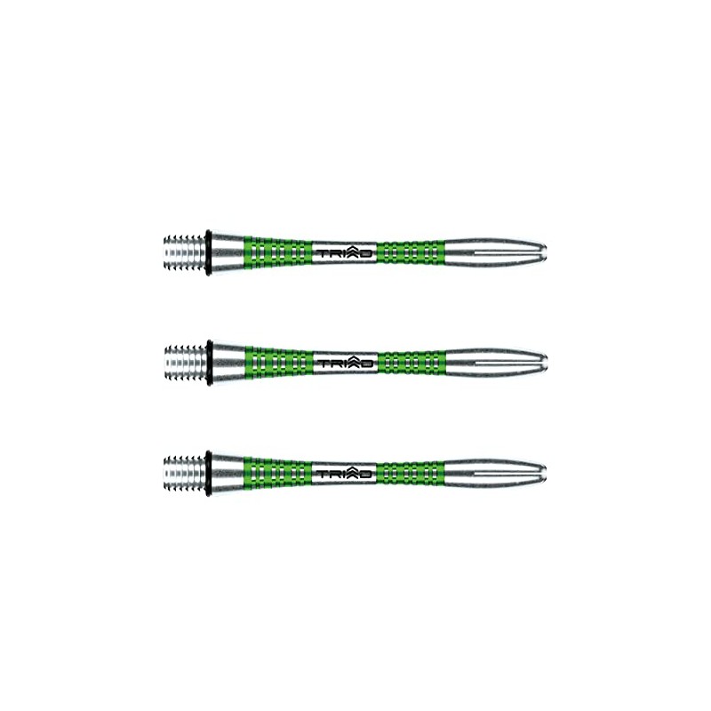 WINMAU Triad Aluminium Green Intermediate Dart Shafts (Shafts) - 1