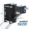 VQOIHP Spare Tire Carrier, Boat Trailer Mount Bracket, Heavy Duty