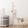 Kid's Coat Rack Stand Beech Wood Coats Tree, Height Adjustable