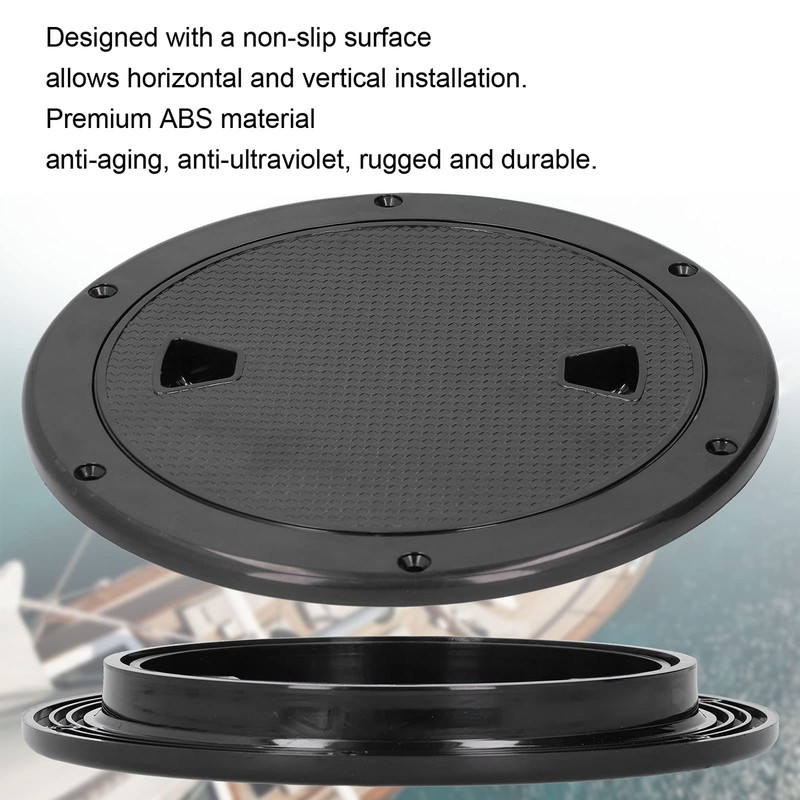 9.84 Inch Round Deck Plate ABS Material Robust Inspection Hatch