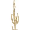 Rembrandt Gold-Plated Sterling Silver Cactus Charm by Rembrandt