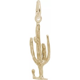 Rembrandt Gold-Plated Sterling Silver Cactus Charm by Rembrandt