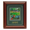 GFSF Leroy Neiman PGA 2000 Postcard Print Framed