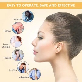 Balines Oro Con Parche Para Auriculoterapia 600pz