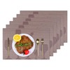 ASYOUWISH Set of 6 PVC Kitchen Table Place Mats, Non-Slip